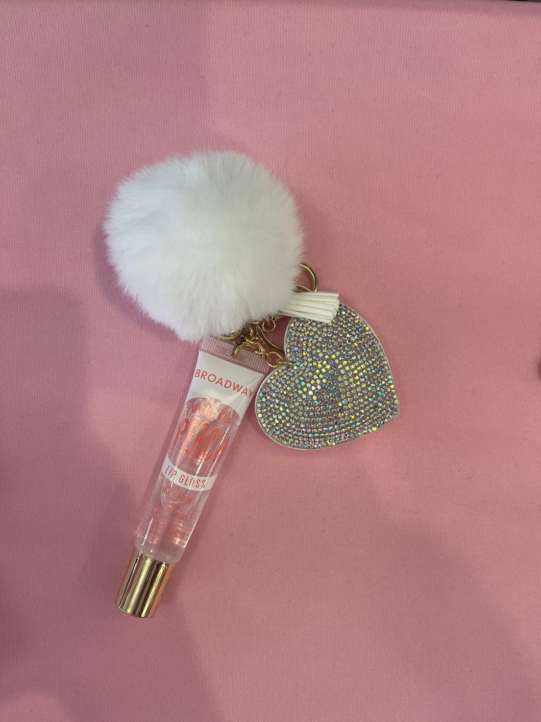 Lipgloss keychain bundle