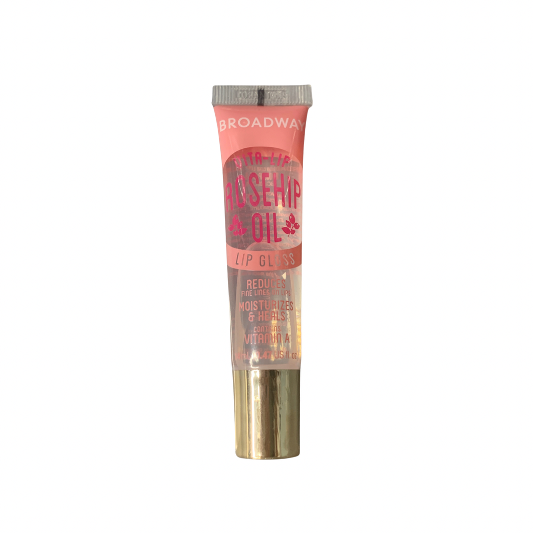 Pink rosehip lipgloss